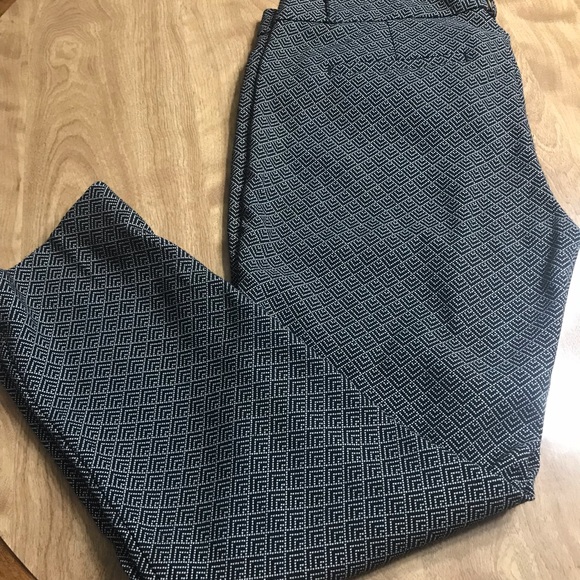 Banana Republic Sloan Patterned Pants 10p - Picture 1 of 3